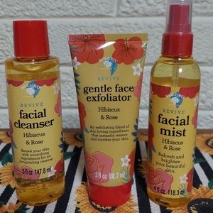 BOLERO Beverly Hills REVIVE Facial products **with Hibiscus & Rose Bundle 3x $8